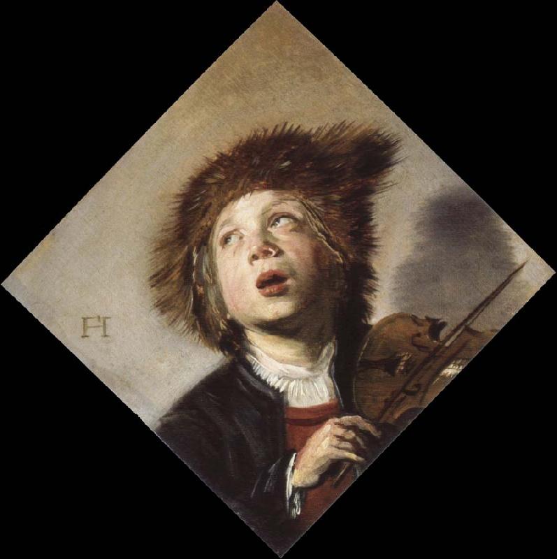 Frans Hals a boy with a violin Germany oil painting art